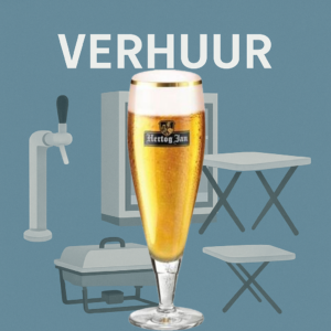 Hertog Jan  bierglazen op voet 25 cl – krat 40 stuks