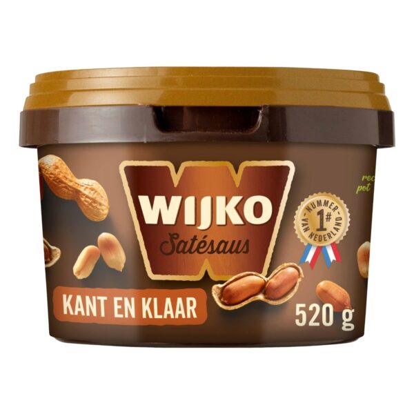 wijko satesaus 520 gram Wijko satésaus Kant Klaar 250G